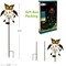 1 Pack Garden Solar Lights Outdoor, Solar Powered Stake Lights Great Gifts - Metal OWL LED Decorative Garden Lights for Walkway,Pathway,Yard,Lawn (Bronze)